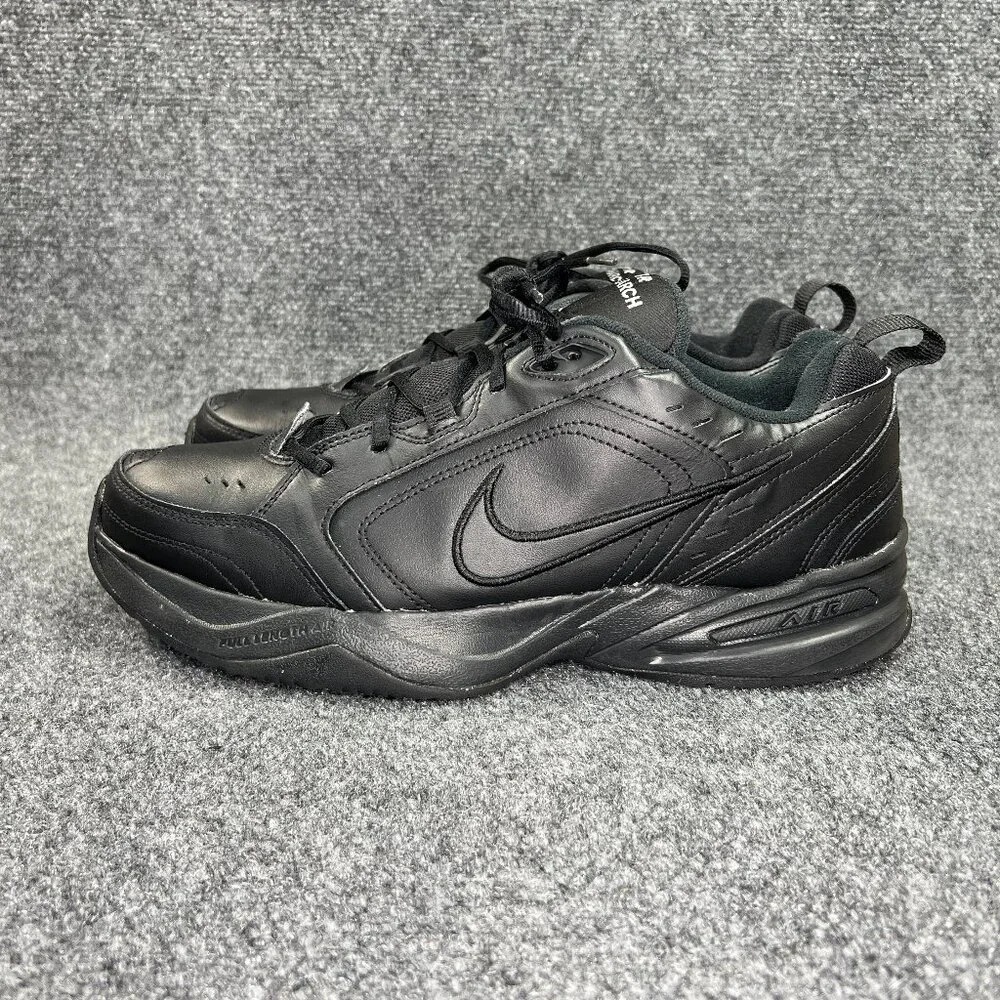 Nike Air‎ Monarch IV Athletic Shoes Men's Size 13 Black Leather Comfort Walking